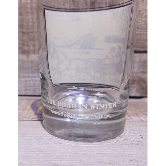 2 -1981 Currier & Ives Tumblers/Vintage Arby's Glasses Collector's Series - Picture 6 of 11
